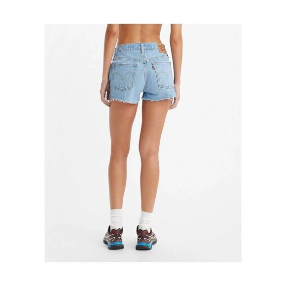 Levi's 501 Original Fit High-Rise Women's Jean Shorts - Oxnard 31 - NEW - Picture 3 of 4